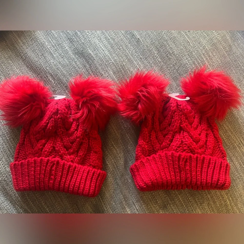Baby GAP - red winter hat -Size XS/S